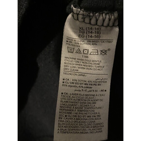 Super Mario Old Navy Black crew neck pullover sweatshirt Boys XL(14-16) - Picture 8 of 8